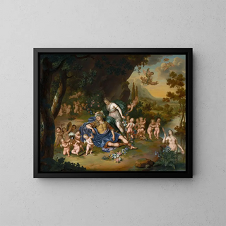 Willem Van Mieris - Armida Binding The Sleeping Rinaldo With Flowers.webp