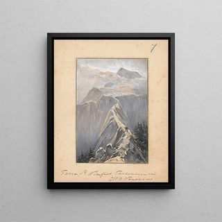 Willem Wenckebach - Jongen loopt over een bergpad.webp