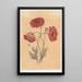 Mohnblumen - Willem Wenckebach — gerahmtes Bild an der Wand