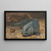Loup de mer au fond d'un aquarium - Willem Witsen — gerahmtes Bild an der Wand