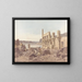 Ansicht der Tempel von Philae in Assuan - Willem de Famars Testas — gerahmtes Bild an der Wand