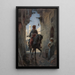 Cavalier turc dans une ville - Willem de Famars Testas — gerahmtes Bild an der Wand
