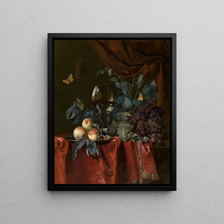 Willem van Aelst - Fruit and a Glass of Wine.webp