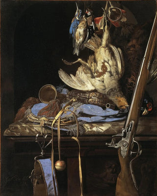 Willem van Aelst - Still Life with Hunting Gear.webp