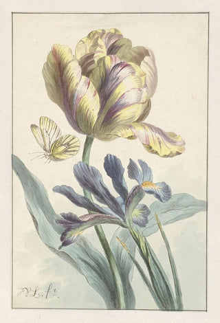 Willem van Leen - Tulp en iris.webp