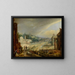 Eine Aussicht auf den Campo Vaccino in Rom - Willem van Nieulandt der Jüngere — gerahmtes Bild an der Wand