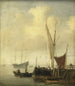 Ein Hafen - Willem van de Velde der Jüngere — Ansicht des Kunstwerks