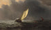 Vor dem Sturm - Willem van de Velde der Jüngere — Ansicht des Kunstwerks