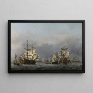 Willem van de Velde the Younger - The Surrender of the Royal Prince.webp