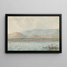 Ansicht eines Hafens und einer Stadt vom Meer aus, Türkei - Willey Reveley — gerahmtes Bild an der Wand