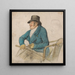 William Molyneaux, zweiter Graf von Sefton auf einem Boxsitz mit Zügeln und Peitsche - Robert Dighton — gerahmtes Bild an der Wand