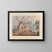 Der Mühle - William A V Clark — gerahmtes Bild an der Wand