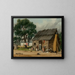 Eine Hütte in South Carolina - William Aiken Walker — gerahmtes Bild an der Wand