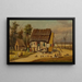 Szene einer Hütte, Waschtag - William Aiken Walker — gerahmtes Bild an der Wand