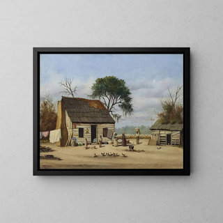 William Aiken Walker - Louisiana Cabin Scene.webp