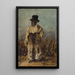 Mann mit einer Schulterriemen - William Aiken Walker — gerahmtes Bild an der Wand