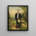 Portrait eines Jungen - William Aiken Walker — gerahmtes Bild an der Wand