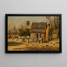 Wäschetag - William Aiken Walker — gerahmtes Bild an der Wand