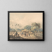 Natifs de Cochin jouant au volant en Chine - William Alexander — gerahmtes Bild an der Wand