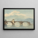 Ein Brücke über den Arno - William Alfred Delamotte — gerahmtes Bild an der Wand