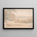 Ansicht vom Stokenchurch Hill, Buckinghamshire - William Alfred Delamotte — gerahmtes Bild an der Wand