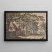 Besenhaus, Fulham, London - William Augustus Barron — gerahmtes Bild an der Wand
