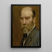 Selbstporträt von William Closson - William Baxter Closson — gerahmtes Bild an der Wand