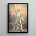 Engel der Offenbarung Buch der Offenbarung Kapitel 10 - William Blake — gerahmtes Bild an der Wand