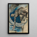 Antée, der Dante und Virgilio in den letzten Kreis der Hölle entlässt - William Blake — gerahmtes Bild an der Wand
