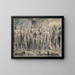 Job und seine Familie wiederhergestellt im Wohlstand - William Blake — gerahmtes Bild an der Wand