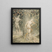 Die Versuchung und der Fall Adams - William Blake — gerahmtes Bild an der Wand