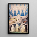 Wenn die Morgensterne zusammen sangen - William Blake — gerahmtes Bild an der Wand