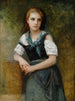Eine Studie für das Geheimnis - William Bouguereau — Ansicht des Kunstwerks