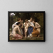 Bewunderung - William Bouguereau — gerahmtes Bild an der Wand