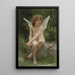 Liebe lacht - William Bouguereau — gerahmtes Bild an der Wand