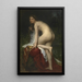 Badende - William Bouguereau — gerahmtes Bild an der Wand