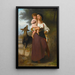 Begehrlichkeit - William Bouguereau — gerahmtes Bild an der Wand