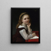 Ablenkung - William Bouguereau — gerahmtes Bild an der Wand