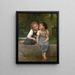 Froschfang - William Bouguereau — gerahmtes Bild an der Wand