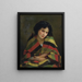 Frileuse - William Bouguereau — gerahmtes Bild an der Wand