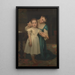 Innenraum - William Bouguereau — gerahmtes Bild an der Wand