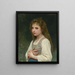 Jeanne - William Bouguereau — gerahmtes Bild an der Wand