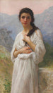 L'Attente - William Bouguereau — Ansicht des Kunstwerks