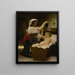 Die Traube - William Bouguereau — gerahmtes Bild an der Wand