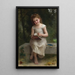 La Liseuse - William Bouguereau — gerahmtes Bild an der Wand