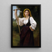 La Faneuse - William Bouguereau — gerahmtes Bild an der Wand