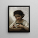 Die Schimpfkanone - William Bouguereau — gerahmtes Bild an der Wand