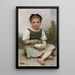 Das Frühstück am Morgen - William Bouguereau — gerahmtes Bild an der Wand