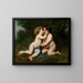 Frieden - William Bouguereau — gerahmtes Bild an der Wand