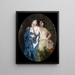 Philomèle und Procné - William Bouguereau — gerahmtes Bild an der Wand